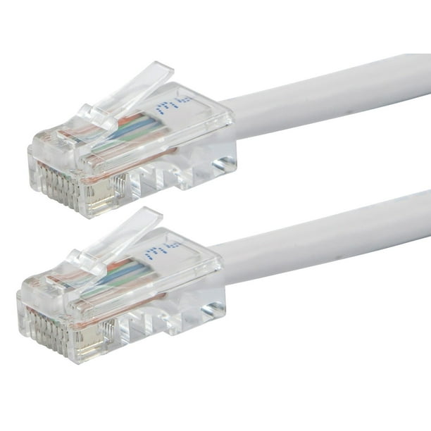 25 Feet Cat5e Networking RJ45 Ethernet Patch Cable White 25 Feet Cat5e Networking RJ45 Ethernet Patch Cable White